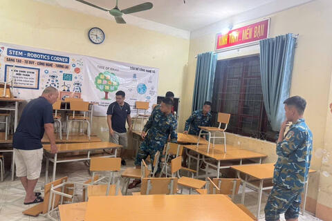 Trường học Lạng Sơn khẩn trương trở lại sau bão lũ
