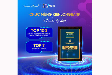 KienlongBank được vinh danh là “Nơi làm việc tốt nhất Việt Nam 2025”