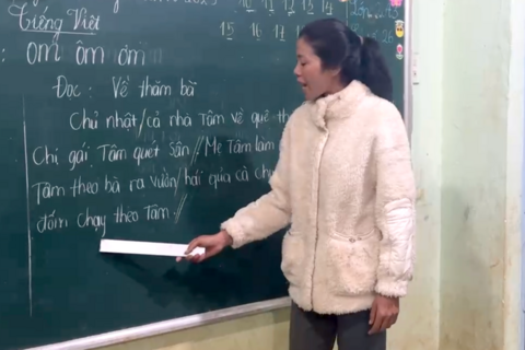 Những con chữ 'nở' muộn ở Tu Mơ Rông