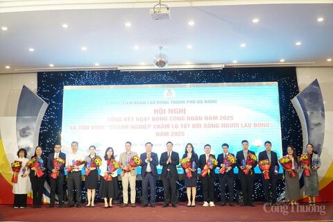 Tôn vinh 56 doanh nghiệp tại Đà Nẵng chăm lo tốt đời sống người lao động