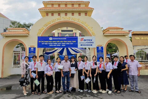 589 HS An Giang đạt giải Kỳ thi Học sinh giỏi giải toán trên máy tính cầm tay