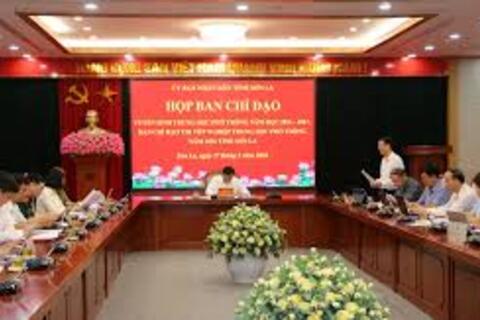 Sơn La họp Ban Chỉ đạo tuyển sinh vào lớp 10 và thi tốt nghiệp THPT
