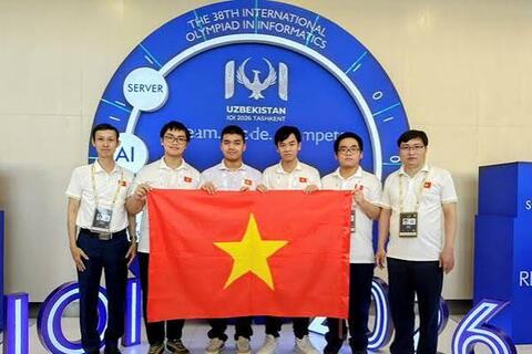 Việt Nam nằm trong nhóm 8 quốc gia dẫn đầu tại Olympic Tin học quốc tế 2026