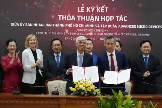 TPHCM ký kết hợp tác với gã khổng lồ công nghệ của Mỹ