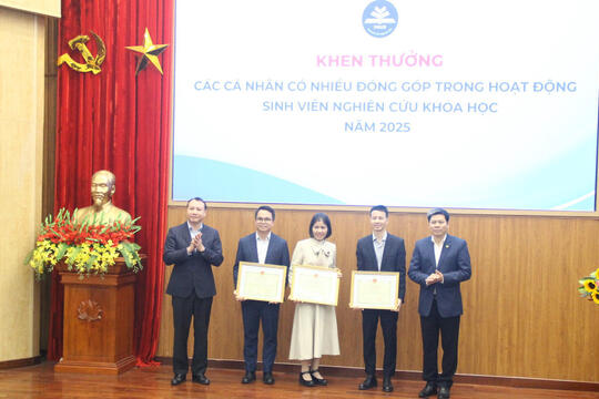 Hơn 250 sinh viên được trao Giải thưởng Khoa học và Công nghệ