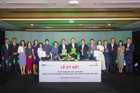 Vietcombank và Công ty Cổ phần Tập đoàn BIM ký kết thỏa thuận hợp tác toàn diện