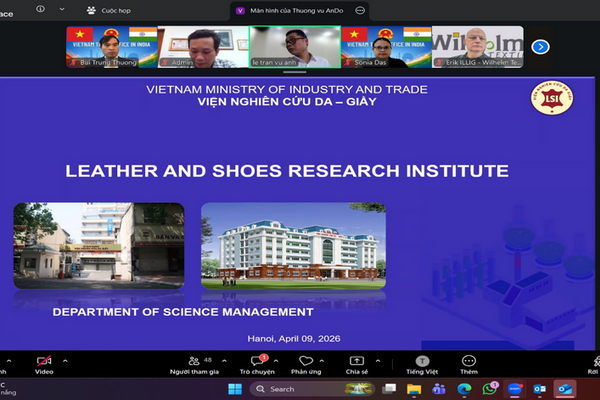 Việt Nam - Ấn Độ tăng tốc liên kết chuỗi cung ứng da giày