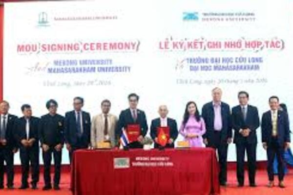 Trường ĐH Cửu Long ký kết hợp tác với Đại học Mahasarakham, Thái Lan