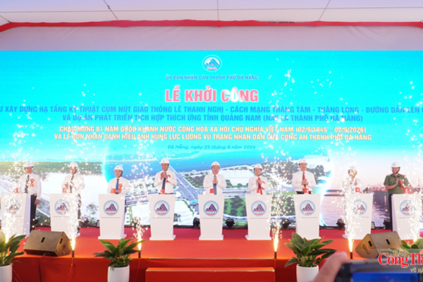 Đà Nẵng: Khởi công 2 dự án trọng điểm tổng đầu tư hơn 4.293 tỷ đồng