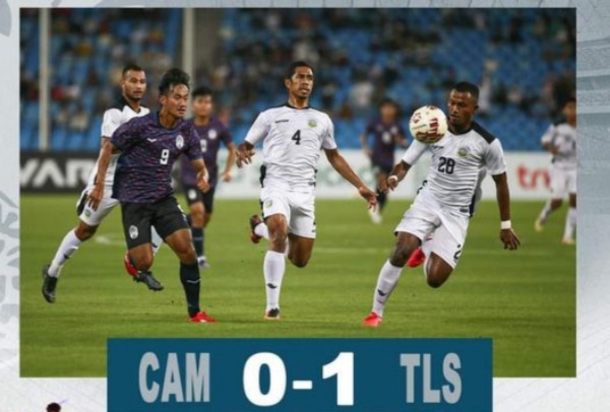 U23 Campuchia thất bại 0-1 trước U23 Timor Leste.