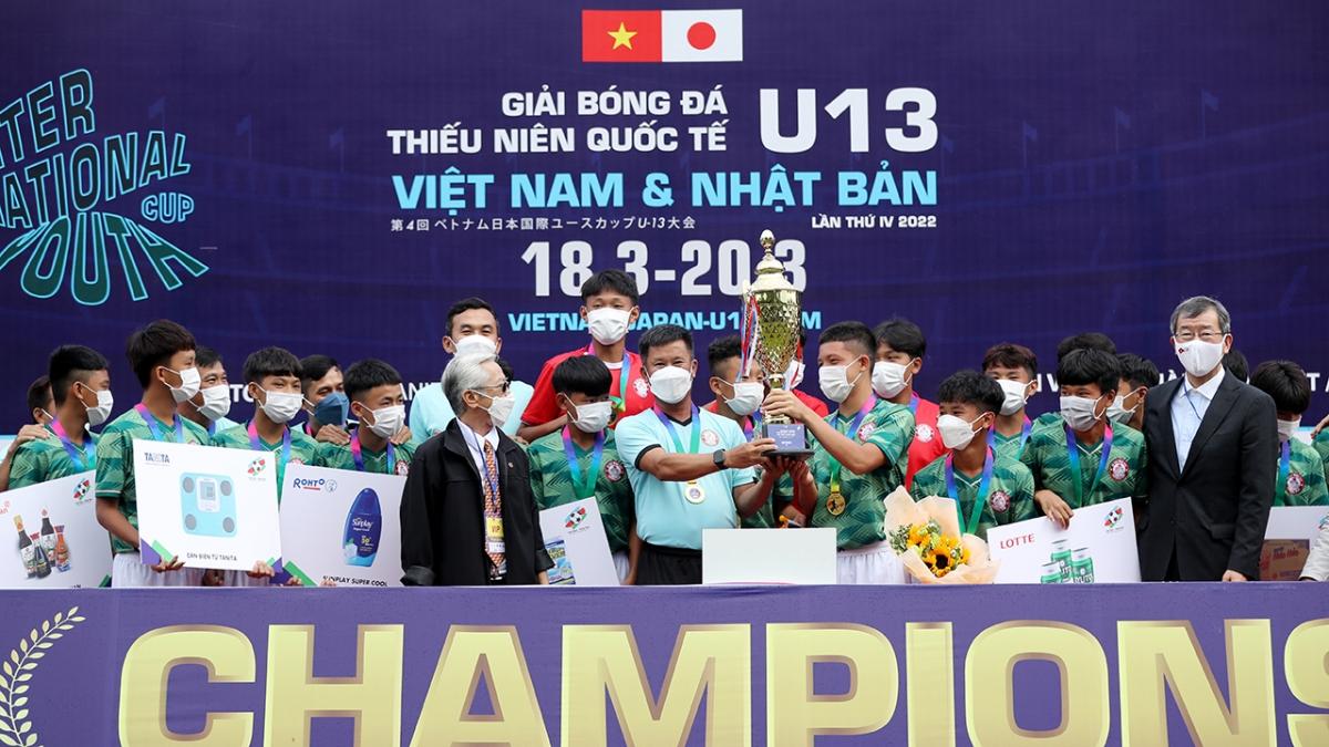 Giải bóng đá thiếu niên quốc tế U13 Việt Nam - Nhật Bản lần thứ 4 năm 2022 đã thành công tốt đẹp.