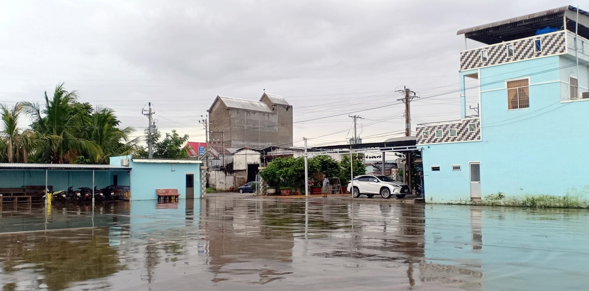 Hiên trường vụ xảy ra 4 công an đánh 2 thanh niên tại thị xã Vĩnh Châu, tỉnh Sóc Trăng. Ảnh: Nhật Hồ