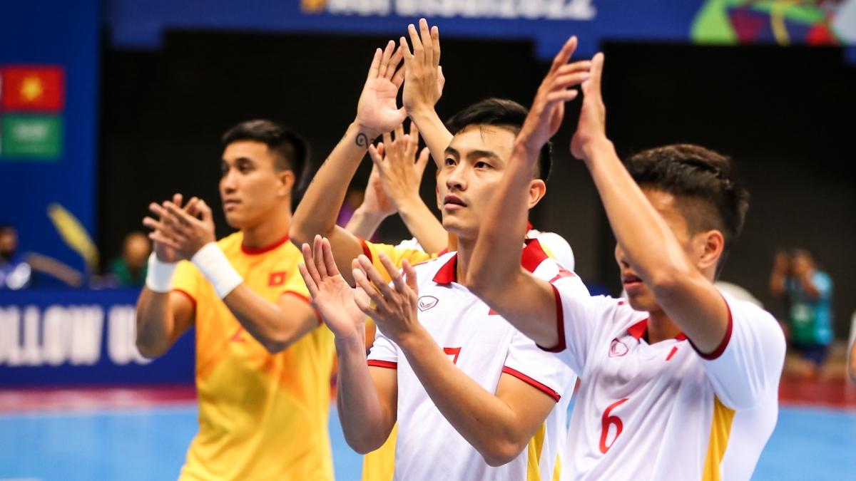 Dt futsal viet nam duoc thuong 500 trieu dong khi vao tu ket futsal chau A 2022 hinh anh 1