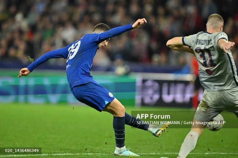 Kai Havertz lập siêu phẩm giúp Chelsea giành chiến thắng.  Ảnh: AFP