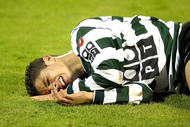 Ronaldo bắt đầu sự nghiệp tại Sporting Lisbon.  Ảnh: AFP