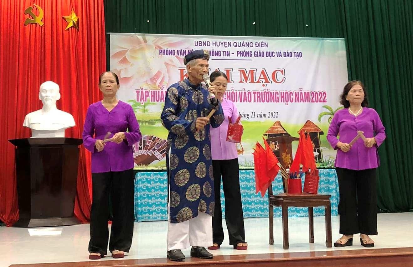 Đưa nghệ thuật dân gian vào  trường học: Cần cân nhắc hiệu quả
