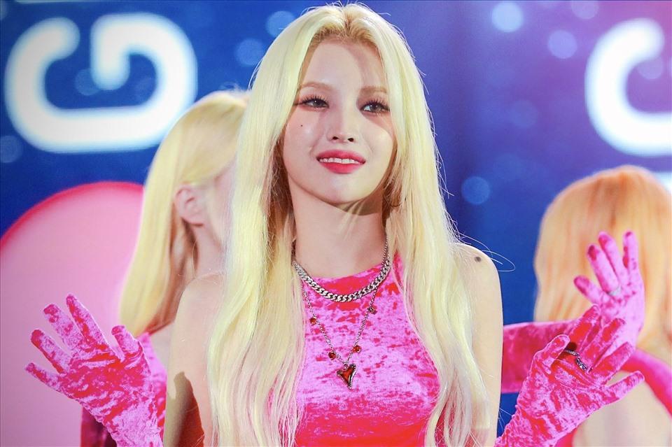 Soyeon là nhạc sĩ sáng tác nhạc cho (G)I-DLE. Ảnh: Cube Entertainment.