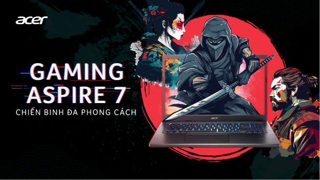 Tỏa sáng mọi mặt trận với Acer Gaming Aspire 7: Chiến binh đa phong cách 2023 - Ảnh 1.