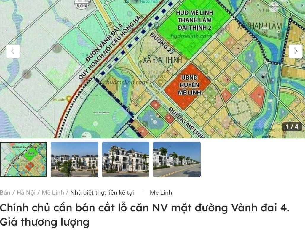 Giá đất đìu hiu quanh khu vực Vành đai 4 Hà Nội