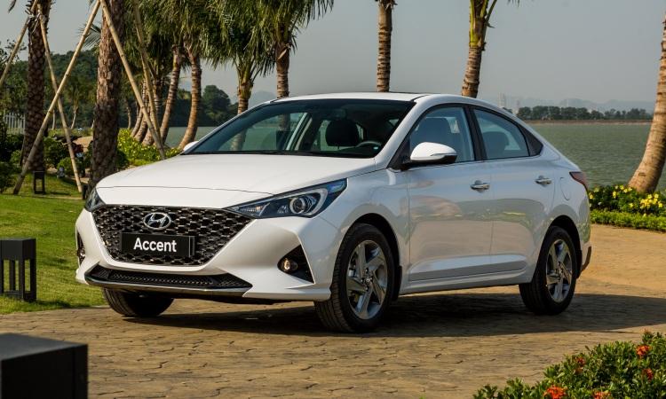 Vị trí thứ 3 thuộc về Hyundai Accent với doanh số là 1.539 xe. Dù có mức tăng trưởng đến hơn 67% so với tháng trước và là mẫu xe bán chạy nhất của hãng nhưng Accent thua đối thủ Toyota Vios hai bậc. Ảnh: TC Motor