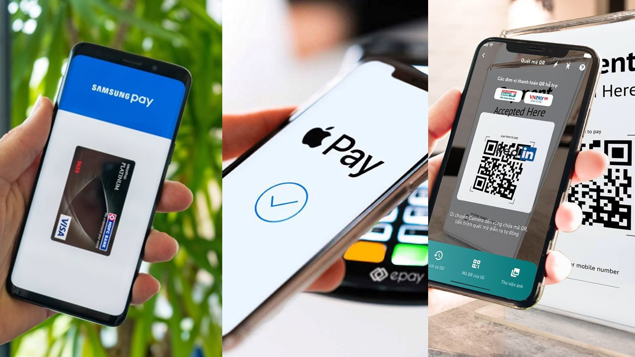 So sánh Apple Pay, Samsung Pay, thanh toán QR - Ảnh 1.