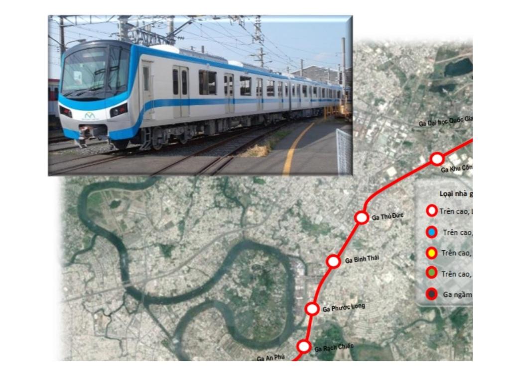 Tàu metro số 1 sẽ chạy thử trên toàn tuyến. Ảnh: MAUR