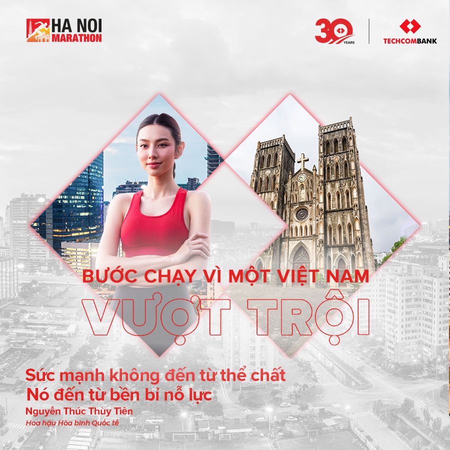 Giải chạy Hà Nội Marathon Techcombank lan tỏa tinh thần