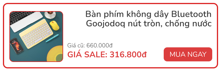 Điểm danh loạt bàn phím không dây dùng chất, có đủ các thương hiệu nổi Xiaomi, Baseus, Logitech - Ảnh 13.