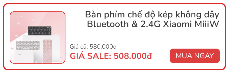 Điểm danh loạt bàn phím không dây dùng chất, có đủ các thương hiệu nổi Xiaomi, Baseus, Logitech - Ảnh 3.