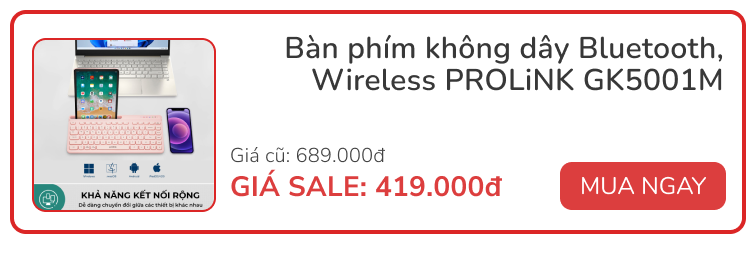 Điểm danh loạt bàn phím không dây dùng chất, có đủ các thương hiệu nổi Xiaomi, Baseus, Logitech - Ảnh 2.