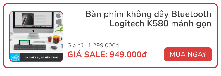 Điểm danh loạt bàn phím không dây dùng chất, có đủ các thương hiệu nổi Xiaomi, Baseus, Logitech - Ảnh 4.