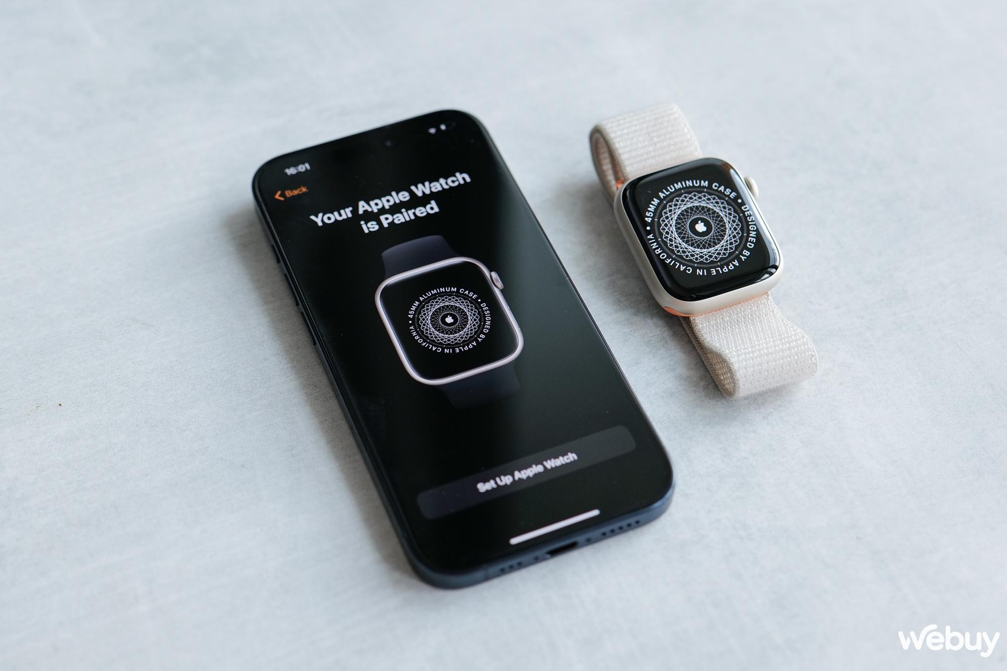 Cảm nhận ban đầu Apple Watch Series 9 chính hãng: Thiết kế quen thuộc, nâng cấp tính năng và thêm lựa chọn dây - Ảnh 17.