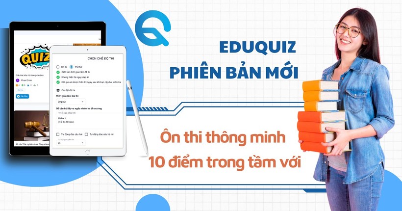 EduQuiz - Một trong những trang web được các bạn sinh viên tin dùng