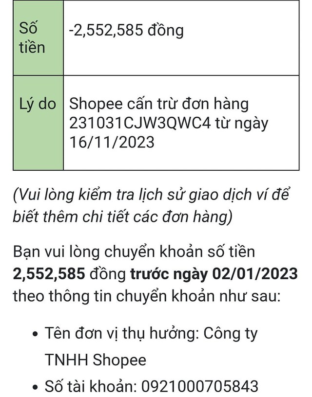 Năm hết Tết đến, người bán Shopee kêu trời vì bị Shopee tự ý cấn trừ doanh thu: Có shop bị truy thu cả trăm triệu đồng- Ảnh 5.