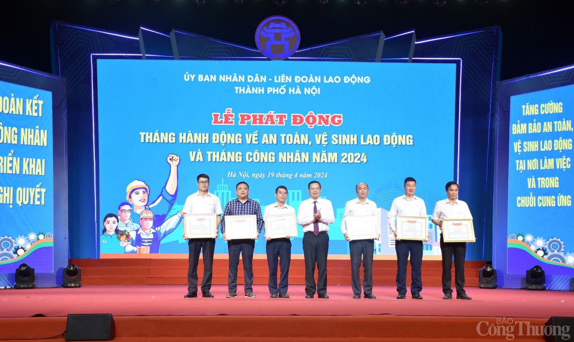 Hà Nội phát động Tháng hành động về ATVSLĐ và Tháng Công nhân năm 2024