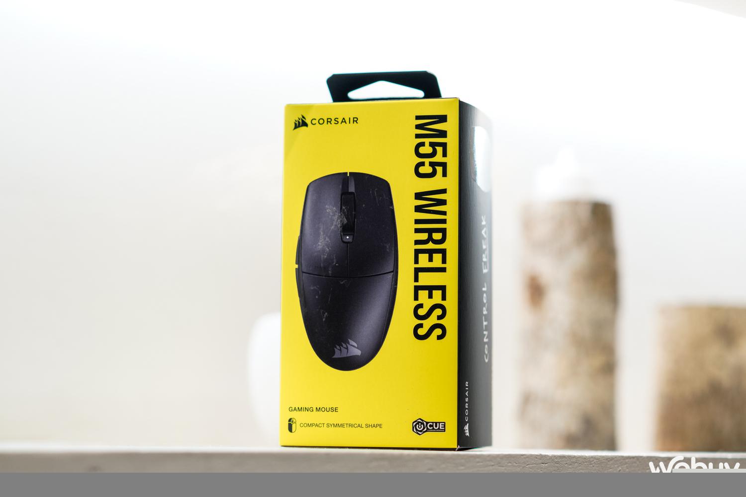 Đánh giá chuột gaming Corsair M55 Wireless: Chất lượng hoàn thiện như một "cỗ xe tăng"- Ảnh 3.