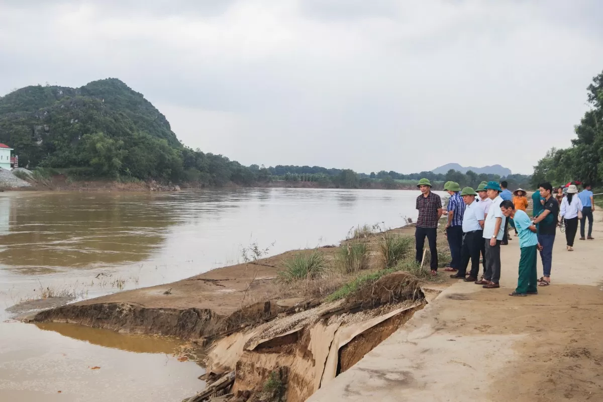 sạt lở đê sạt lở đê