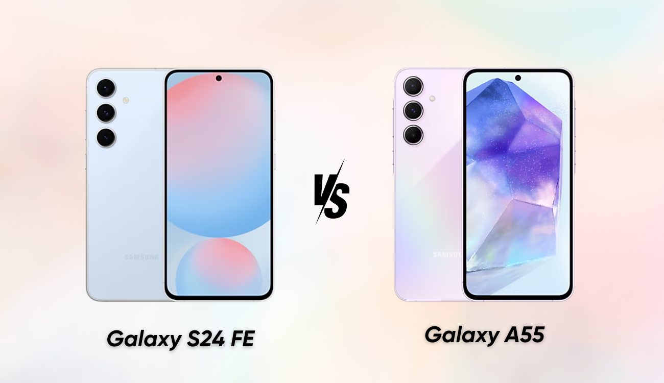 Galaxy S24 FE và Galaxy A55: Chênh lệch 7 triệu đồng liệu có xứng đáng?- Ảnh 1. Galaxy S24 FE và Galaxy A55: Chênh lệch 7 triệu đồng liệu có xứng đáng?- Ảnh 1.