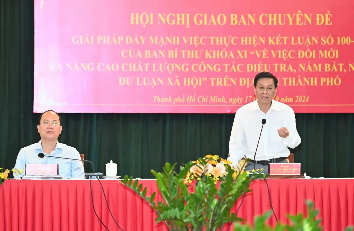 TP. Hồ Chí Minh: Đổi mới nâng cao chất lượng điều tra, nắm bắt dư luận xã hội