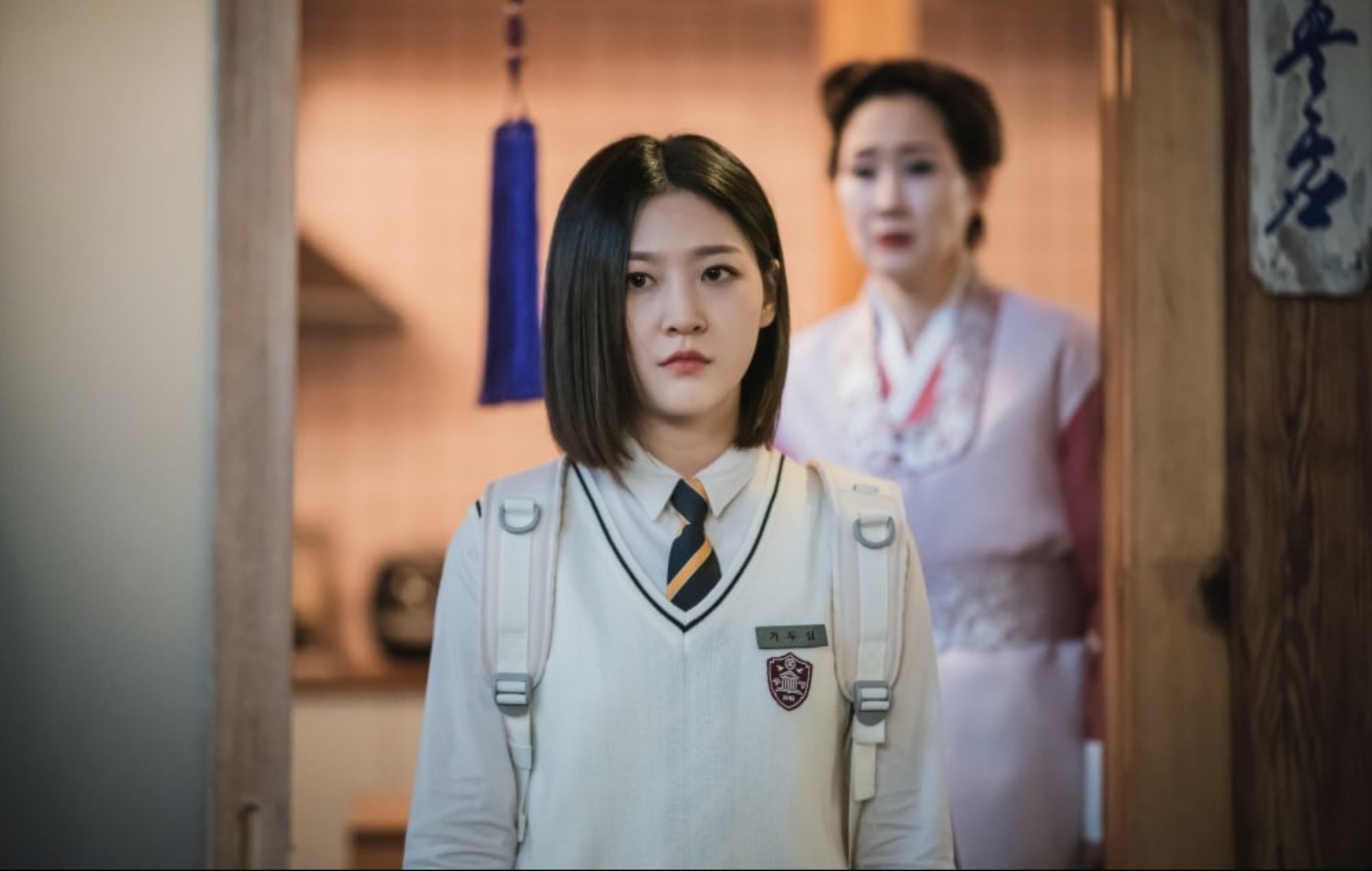 Kim Sae Ron trong phim truyền hình “Shaman Girl Ga Doo Shim” phát sóng năm 2021. Ảnh: Nhà sản xuất