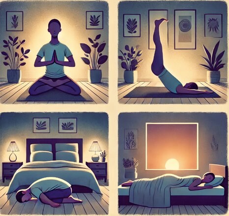4 tư thế yoga giúp giảm rối loạn giấc ngủ