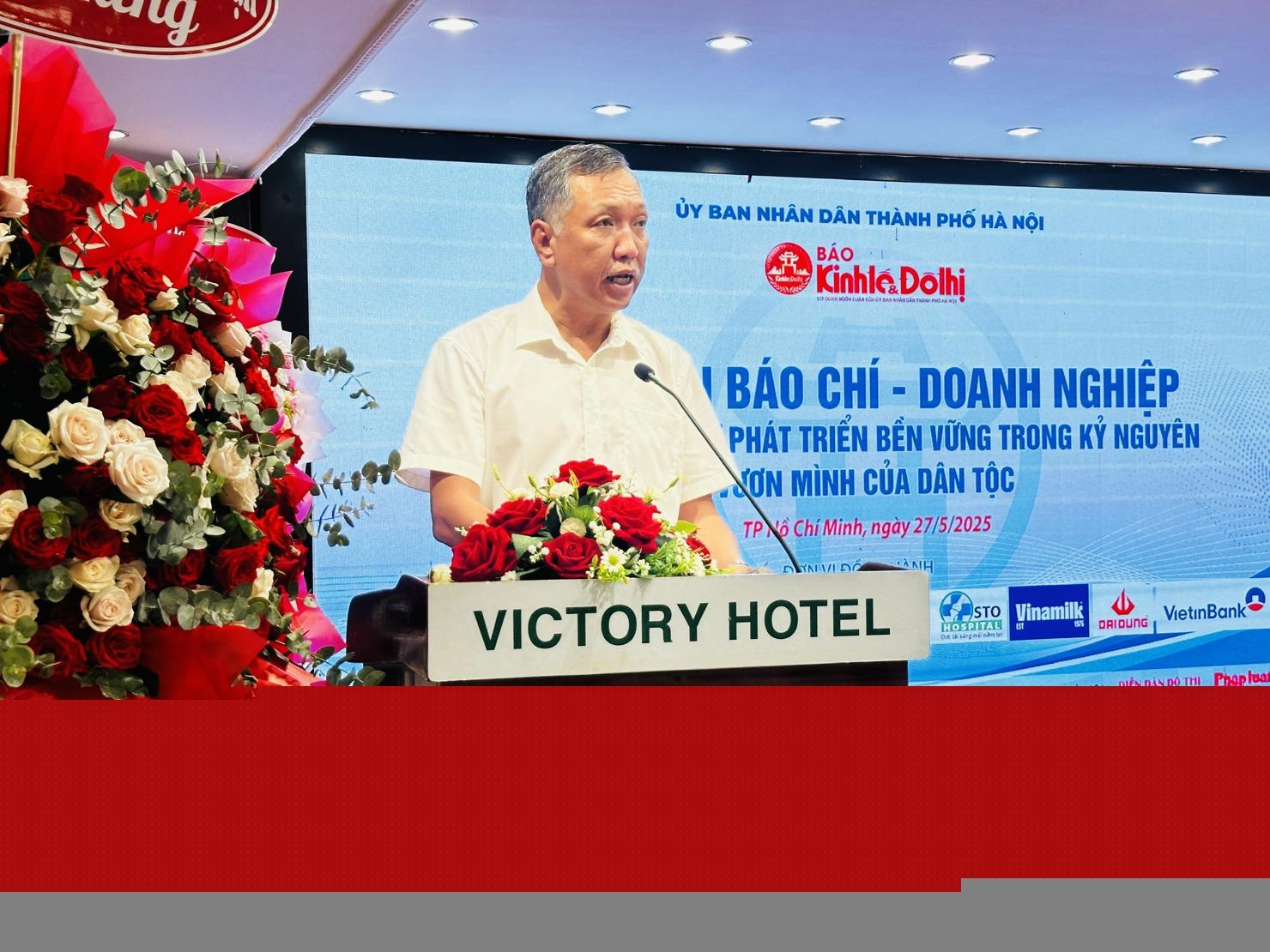 Phó Tổng Biên tập Báo Kinh tế & Đô thị Lê Hoàng Anh. Ảnh: Thanh Thủy