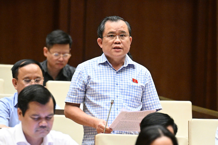 Đại biểu Nguyễn Tâm Hùng cho rằng, chế độ nghỉ hưu sớm cho nhà giáo mầm non rất nhân văn. Ảnh: Quochoi.vn