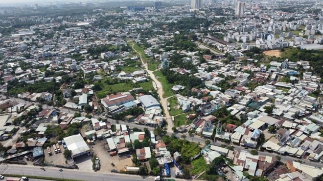 UBND tỉnh Bình Dương cho phép doanh nghiệp chuyển mục đích sử dụng đất để đầu tư nhà ở tại phương Bình Thắng, Dĩ An. Ảnh: Đình Trọng