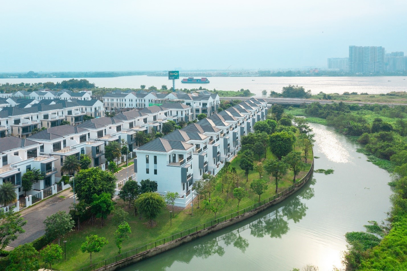 Một góc dự án Aqua City tại TP. Biên Hòa, Đồng Nai. Ảnh: NVL