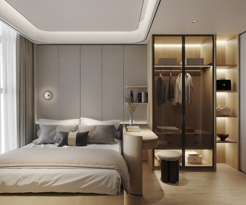 Mọi chi tiết trong thiết kế căn hộ đều được trau chuốt tỉ mỉ, phản chiếu gu sống tinh tế của chủ nhân. (Ảnh minh họa: Sun Property)