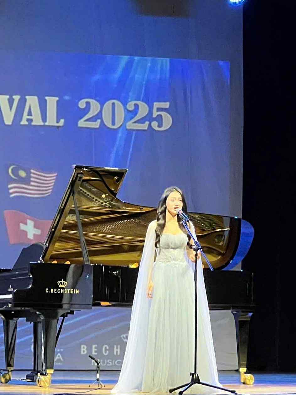 Nguyễn Thanh Chúc tự tin trình diễn phần dự thi tại Liên hoan nghệ thuật châu Á 2025. Ảnh: Nhân vật cung cấp
