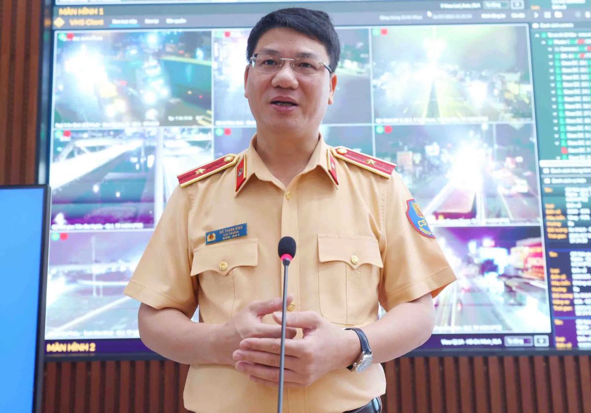 Thiếu tướng Đỗ Thanh Bình - Cục trưởng Cục Cảnh sát giao thông. Ảnh: Việt Dũng