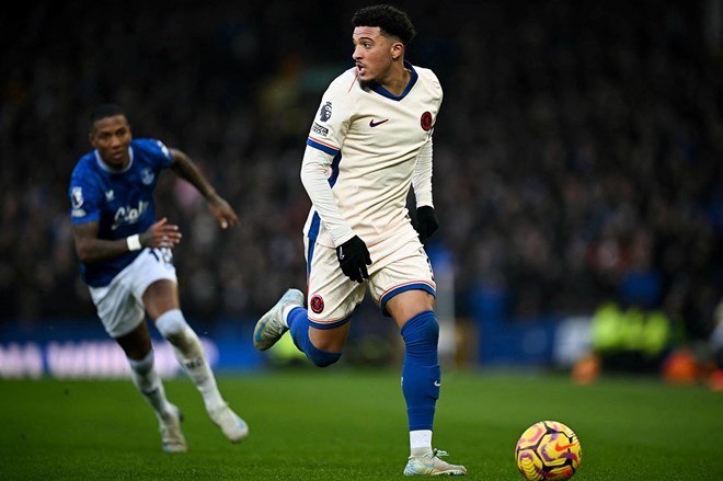 Sancho thi đấu theo dạng cho mượn tại Chelsea mùa trước. Ảnh: AFP