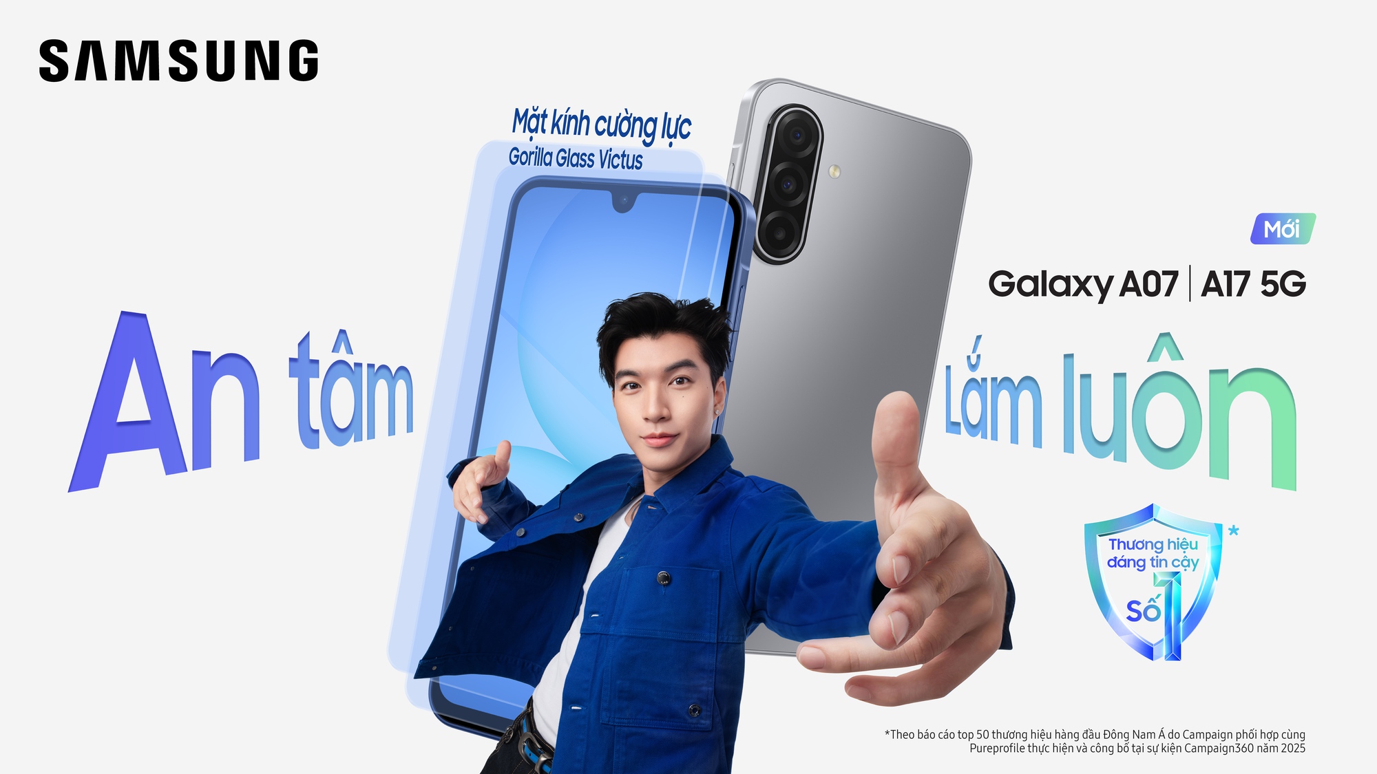 Samsung ra mắt Galaxy A17 và A07: Smartphone phổ thông nay đã có AI, camera 50 "chấm", giá từ 3.39 triệu- Ảnh 1. Samsung ra mắt Galaxy A17 và A07: Smartphone phổ thông nay đã có AI, camera 50 "chấm", giá từ 3.39 triệu- Ảnh 1.